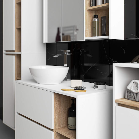 Akord Furniture Factory Dulap De Baie 35x30x80cm Sonoma