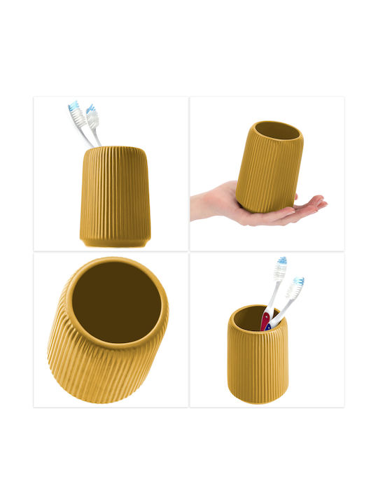 Kadax Ceramic Yellow Cup Holder