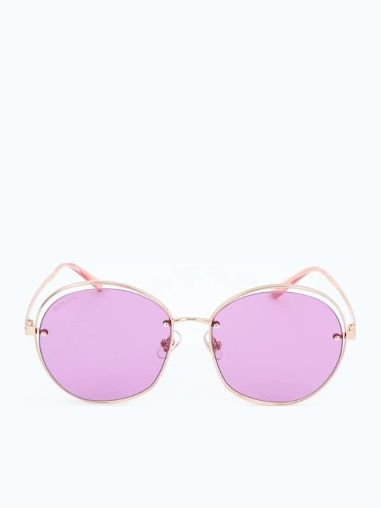 Bolon Ochelari de soare Χρυσά cu Metalic Cadru & Violet Lentilă Bolon Ochelari de soare Χρυσά cu Metalic Cadru & Violet Lentilă