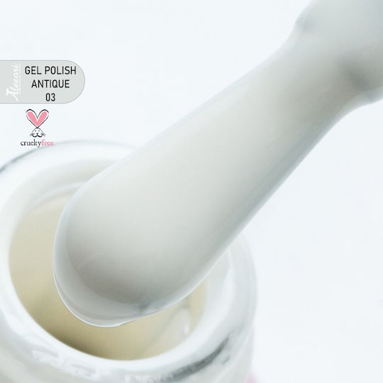Alezori Semipermanent Lac de Unghii 144 Alb murdar 15ml 1buc