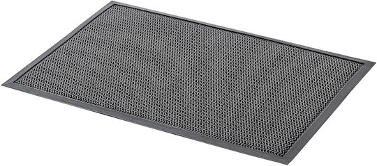 Kadax Covoraș De Intrare Antiderapant Din Cauciuc Negru 70x45cm Grosime 10mm