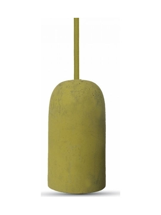 V-TAC VT-7668 Hängelampe Gelb mit Fassung E27 5cm.
