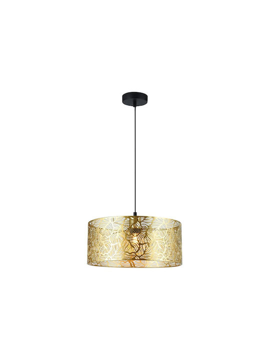 Eko Light Φωτιστικό Οροφής Blossom Κρεμαστό Φωτιστικό Χρυσό με Ντουί E27