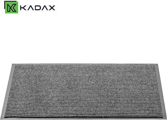 Kadax Πατάκι Εισόδου Αντιολισθητικό από Καουτσούκ Γκρι 40x60εκ. Πάχους 6mm