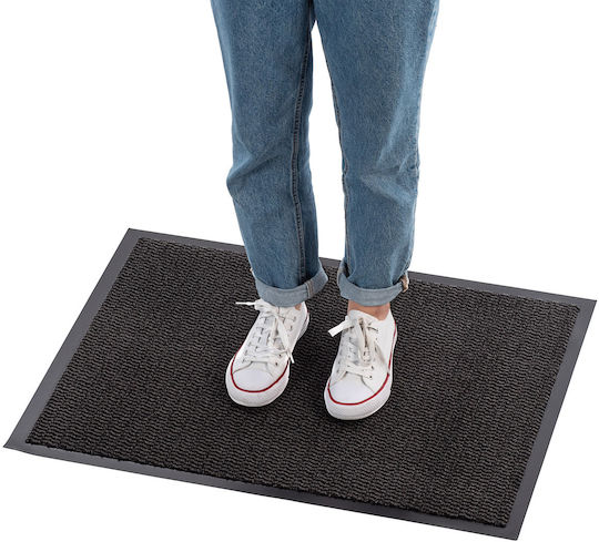 Kadax Non-Slip Rubber Gray Doormat 80x60cm Thickness 5mm