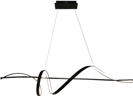 Eko Light Lustră Suspendată Negru
