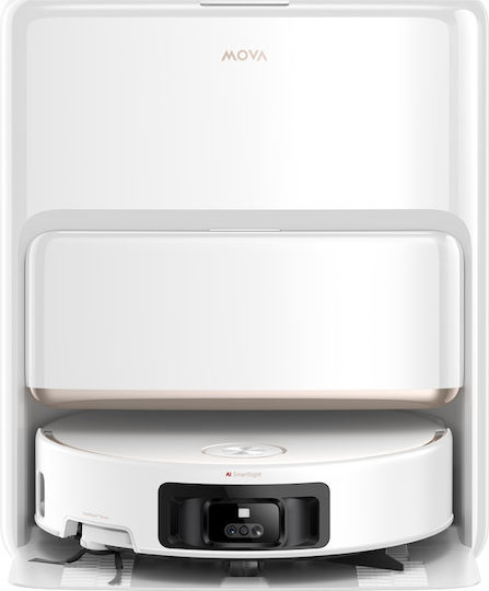 Mova Z60 Ultra Roller Complete Σκούπα Ρομπότ με Χαρτογράφηση Laser & Απορρόφηση 28000Pa Λευκή