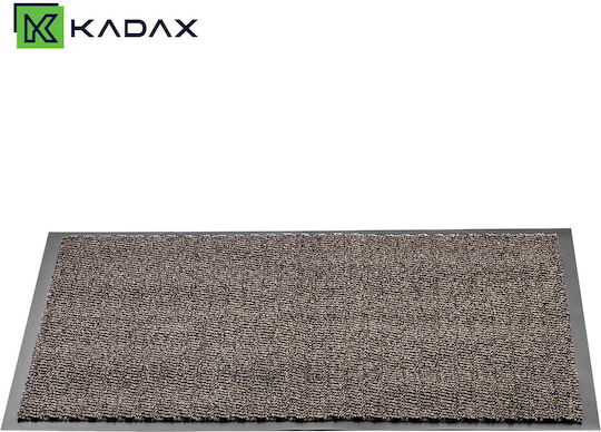 Kadax Входен Неслизгащ Килим от Каучук Кафяв 80x60см Дебелина 5мм