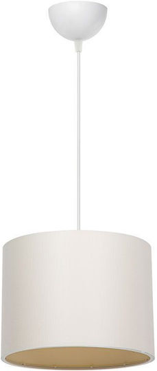 Pakketo Pwl-1115 Pendant Light Beige with Socket E27 22x22x60cm