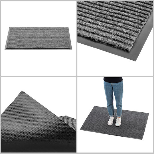 Kadax Kadax Fußmatte Rutschfest aus Gummi Grau 80x120cm Dicke 6mm