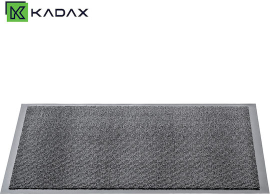 Kadax Входен Неслизащ Килим от Каучук Сив 60x40см Дебелина 5мм