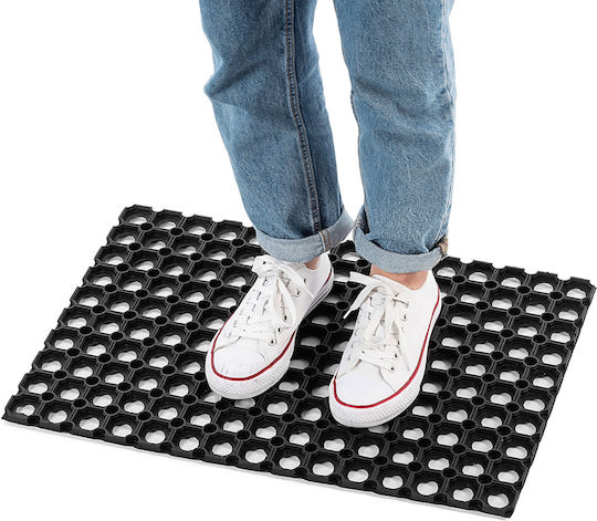 Kadax Kadax Fußmatte Rutschfest aus Gummi Schwarz 40x60cm Dicke 15mm