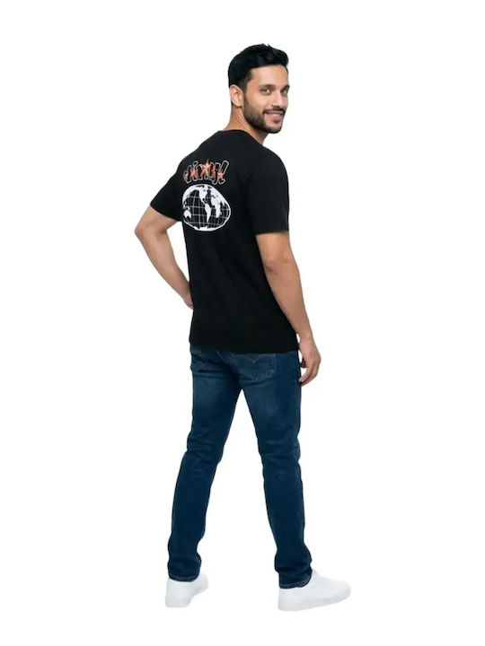T-shirt Μαύρο