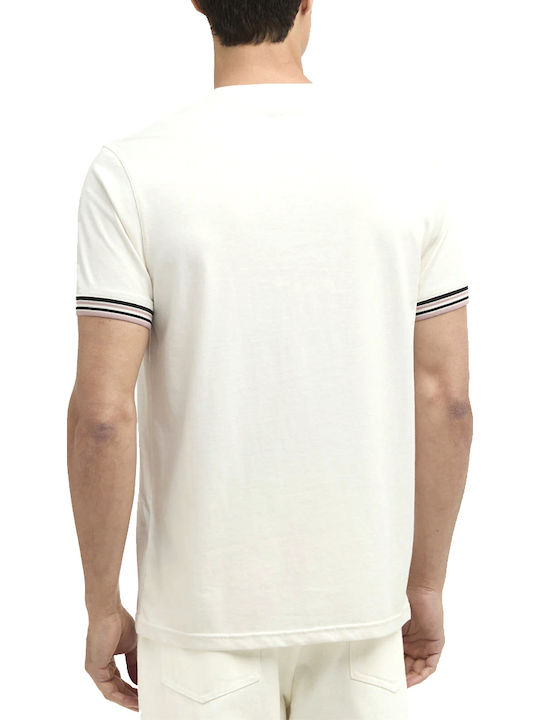 Barbour Tipped T-shirt Ecru