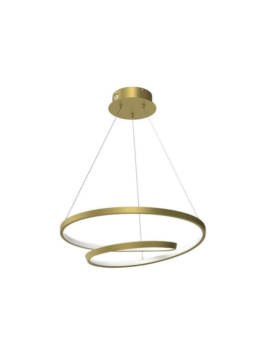 Eko Light Lucerno 48w 230v Gold Pendant Light Gold Rail