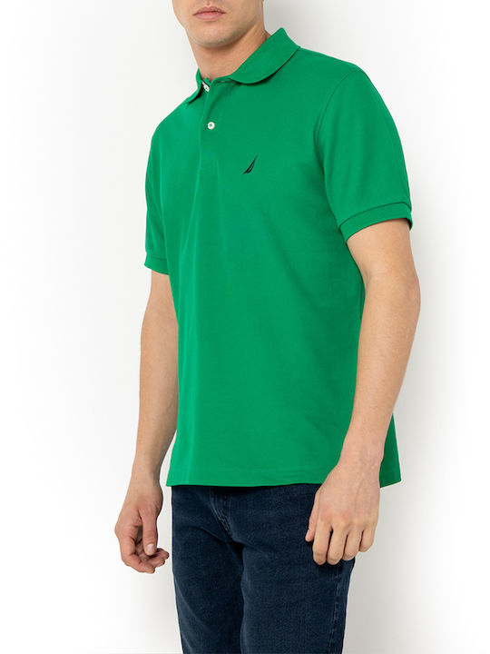 Polo Blouse Short Sleeve Green