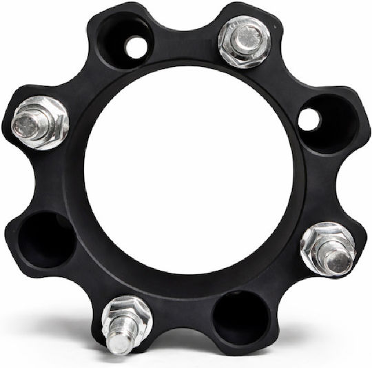 Set 2 Buc Distanțiere Roată Atv Din Aluminiu Forjat Grosime 50mm Model Șurub 4 X 136mm Orificiu Centrare 120mm Piulițe M10 X 1.25