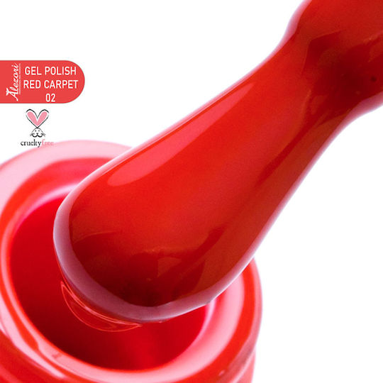 Alezori Neon Halb-permanenter Nagellack 2943 Watermelon Sweet Red 15ml 1Stück