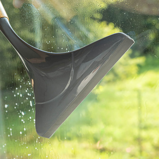 Window Squeegee Mirror Cleaner Shower Cabins Gray
