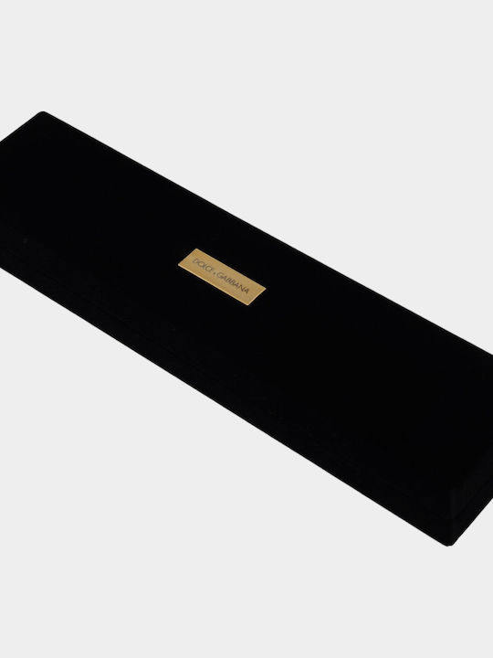 Dolce & Gabbana Samt Schmuckkästchen Schwarz