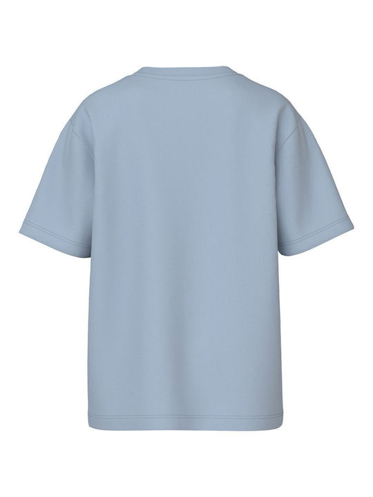 Kinderoberteile T-Shirts Hellblau Surfing
