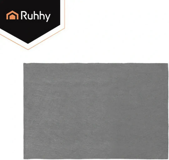 Microfiber Ruhhy Car Microfiber Cloths for Windows 280gsm Gray 40x30cm 3 Pieces