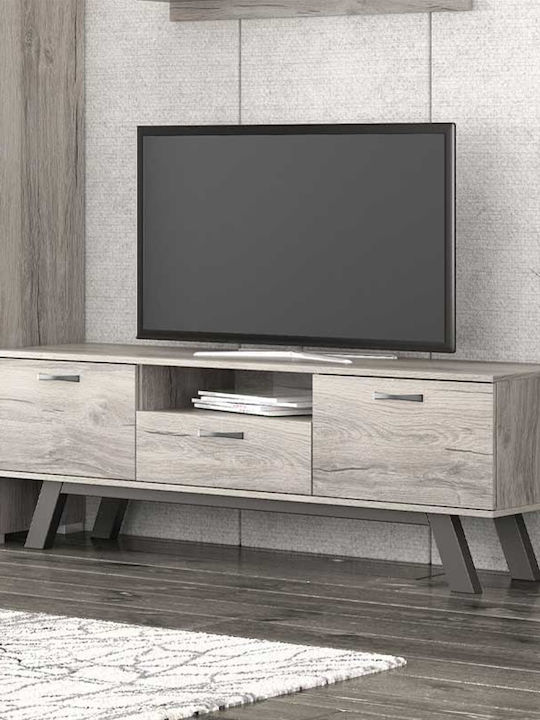 Έπιπλο Τηλεόρασης No 30 Σταχτί Μ150xΠ44.5xΥ52cm