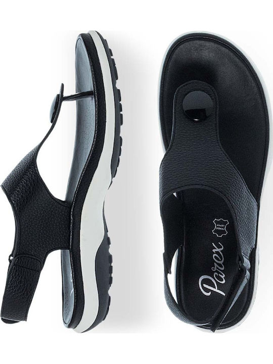 Damen Anatomische Flatforms Schwarz