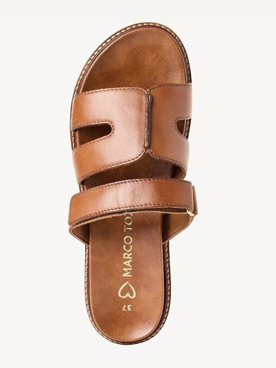 Sandale Casual Damă Flatforme Tabac Maro