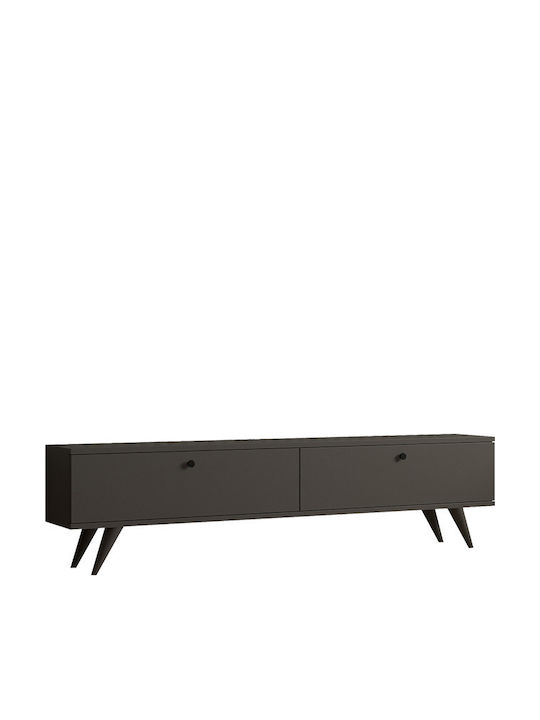 Έπιπλο Τηλεόρασης Jate Ανθρακί Μ160xΠ25xΥ40cm