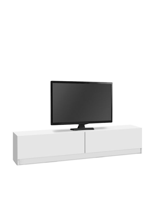 Телевизионно Мебел Ahenk Бяло Д160xДл31.3xВ32.9см