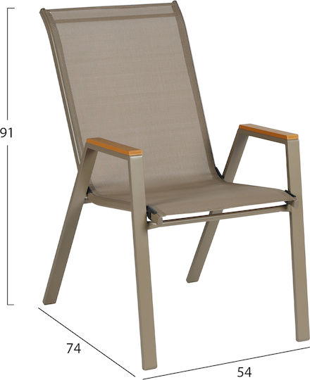 Gartenstühle Metallisch Leone Saphir 54x74x91cm Gartenstühle Metallisch Leone Saphir 54x74x91cm