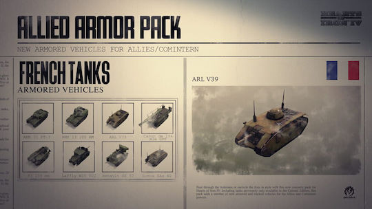 Steam Hearts Of Iron Iv Allied Armor Pack DLC Key For PC
