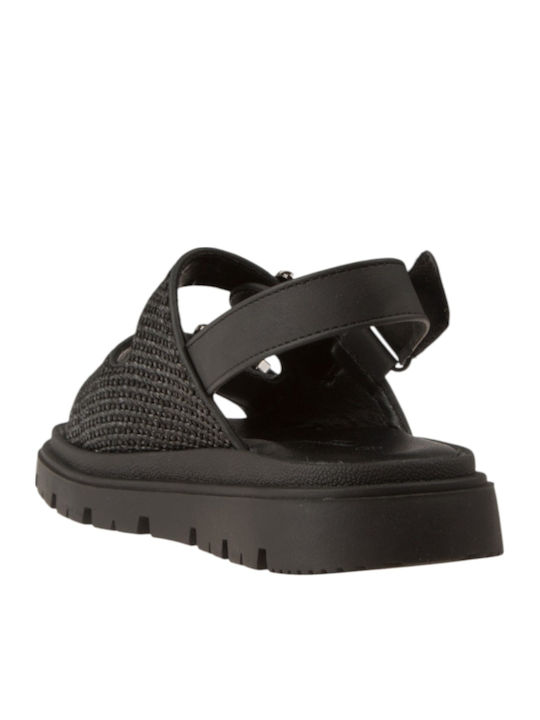 Women's Flat Sandals Black