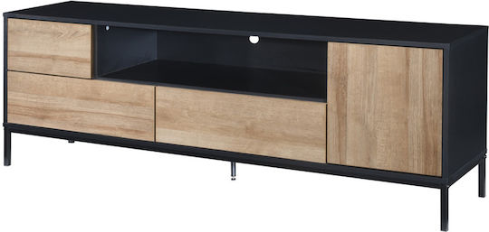 Blackbird Подово Riviera Oak Черно 160x40.5x58 cm