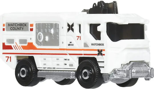 Mattel Matchbox Количка Мащаб 1:64 Полицейска кола за 3+ Години