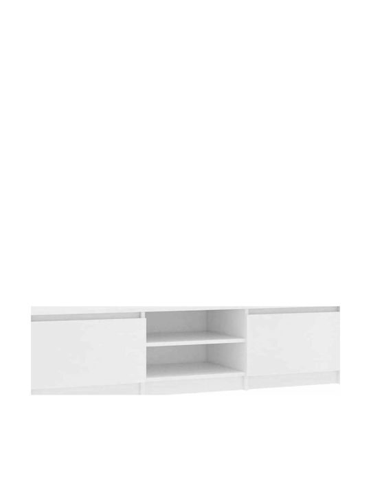 TV-Ständer Weiß M140xT40xH35,5cm