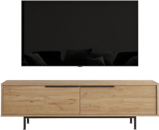 Έπιπλο TV Επιδαπέδιο Φυσικό 160x35.5x45.1εκ. Έπιπλο TV Επιδαπέδιο Φυσικό 160x35.5x45.1εκ.