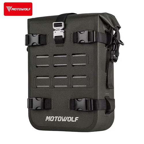 Motowolf MDL0715B Τσαντάκι για Κάγκελα Προστασίας Μοτοσυκλέτας 8lt Πράσινο