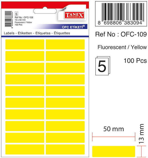 Tanex Role Autoadezive în Role 13x50mm 100 Bucăți