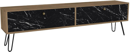 Drima Επιδαπέδιο Φυσικό / Μαύρο 160x30x45εκ. Drima Επιδαπέδιο Φυσικό / Μαύρο 160x30x45εκ.