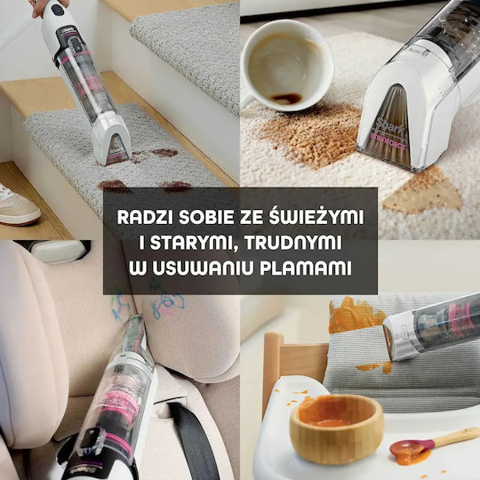 Shark StainForce Επαναφορτιζόμενο Σκουπάκι Χειρός Λευκό