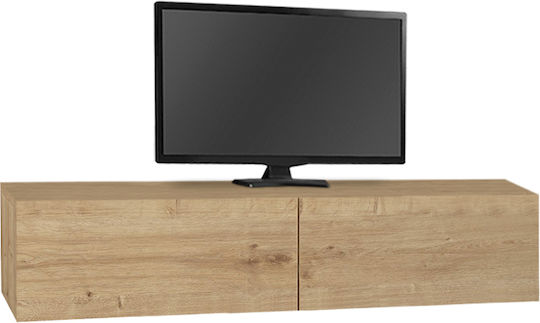 Aristo Επιτοίχιο με Φωτισμό Led Καφέ 135x31.6x25εκ. Aristo Επιτοίχιο με Φωτισμό Led Καφέ 135x31.6x25εκ.