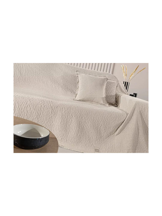 Guy Laroche Moreno Decorative Pillow Case Made of 100% Cotton Aqua 50x50cm