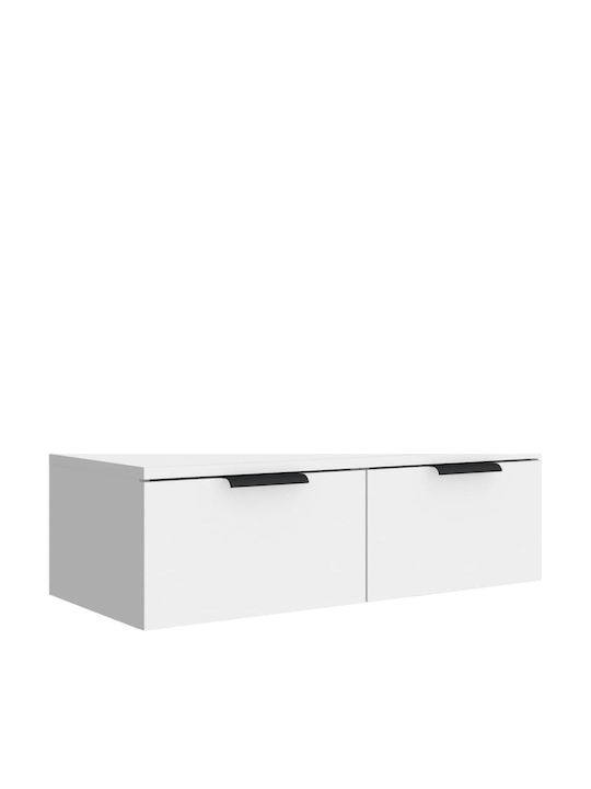 White TV Stand L68xD30xH20cm