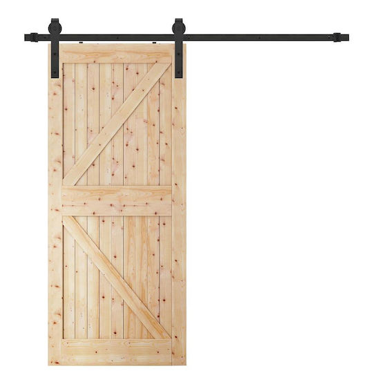 Mecanism Ușă Glisantă 200cm Negru