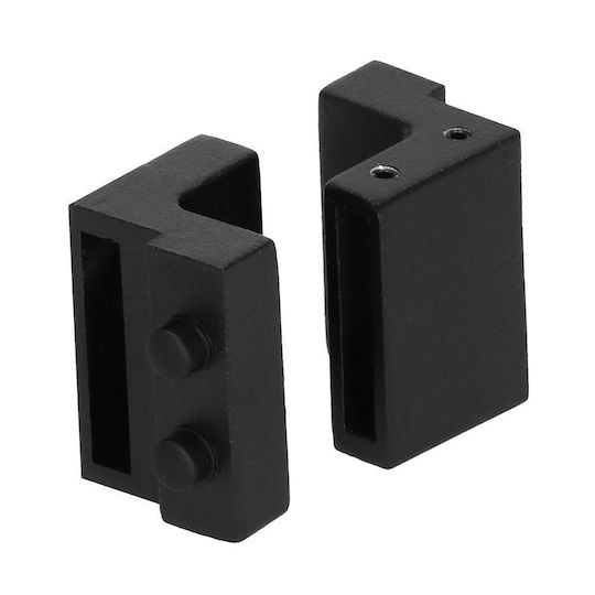 Sliding Door Mechanism 183cm Black