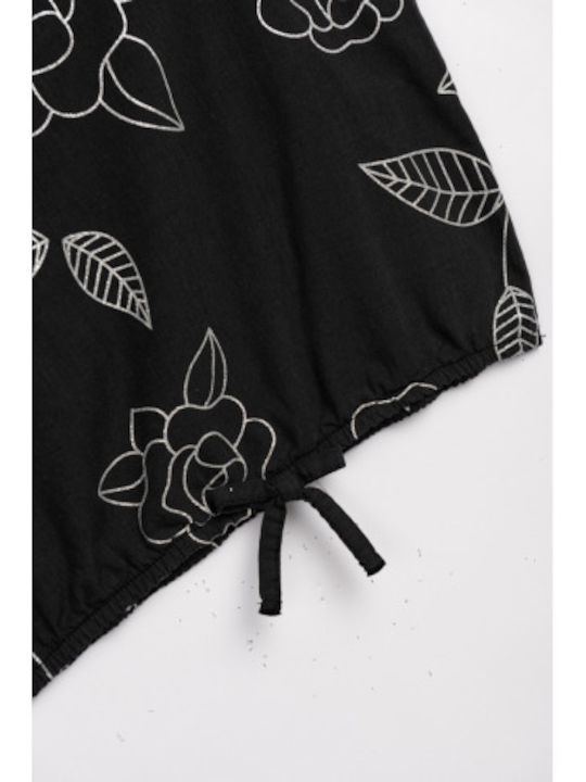 Pantalon Larg pentru Copii Negru