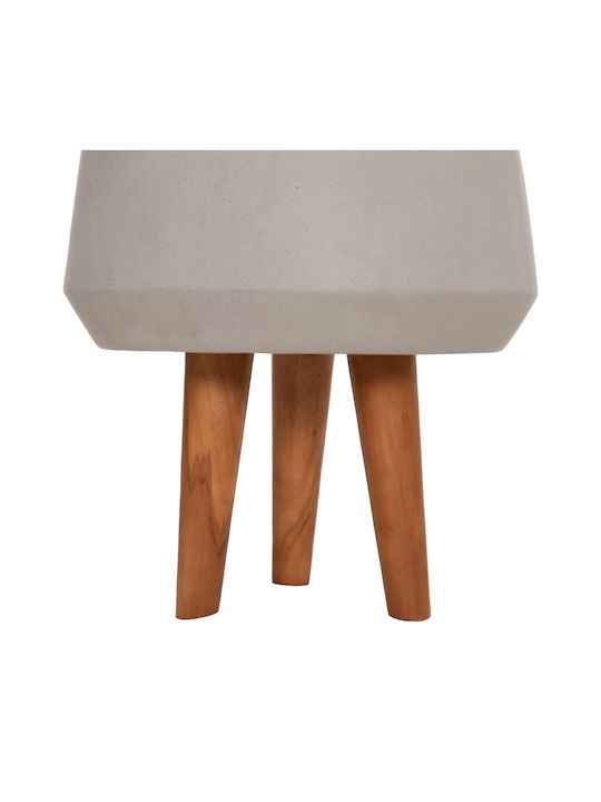 HomeMarkt Quan Γλάστρα Τσιμεντένια Γκρι 32x32εκ.