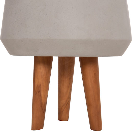 HomeMarkt Quan Γλάστρα Τσιμεντένια Γκρι 32x32εκ.